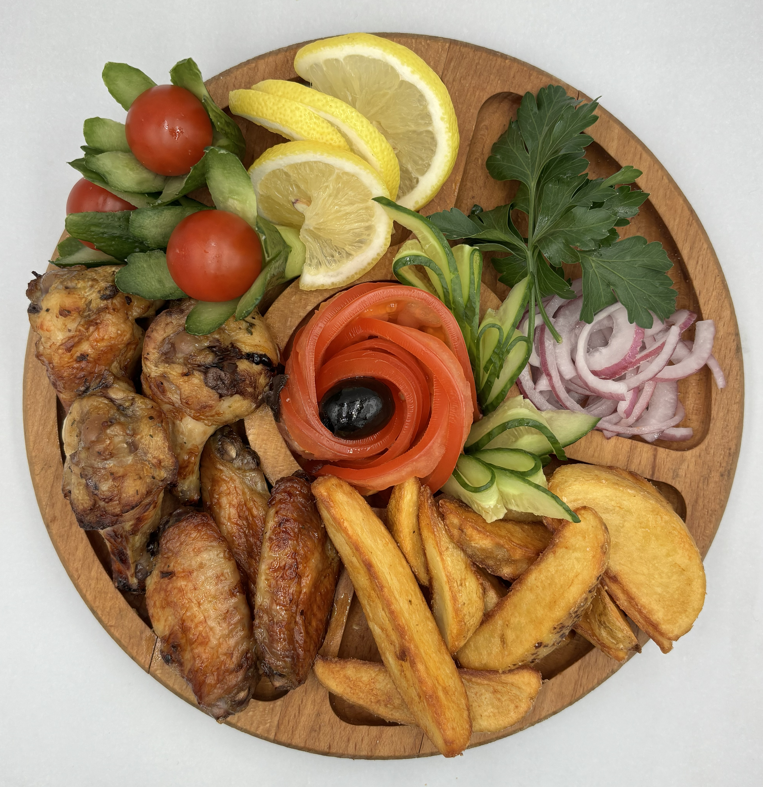 Комбо с куриными крылышками